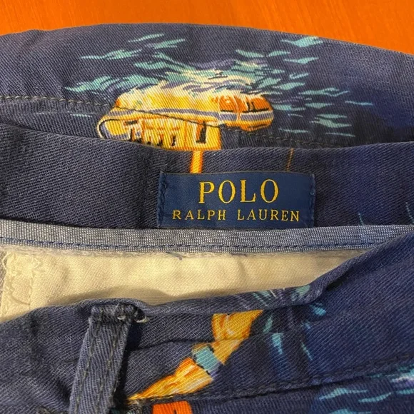 Polo Ralph Lauren Shorts Mens Size 31 Blue Navy - Picture 6 of 7